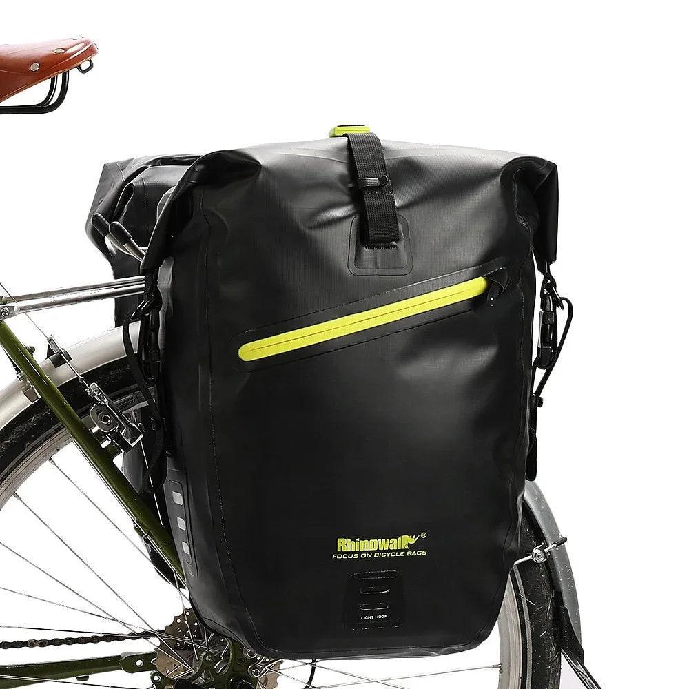 Rhinowalk Full Waterproof Bicycle Luggage Bags Multi Travel Bag Road Bike Rear Rack Trunk Cycling Saddle Storage Pannier 20L 27L - Franklyn & Page Emporium