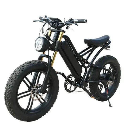 48v 1500w Retro E-Bike Electric Cycle Road Dirt Fat Tire E-MTB Fast Electric Mountain Bike (45 km/h) - Franklyn & Page E-Bike Emporium