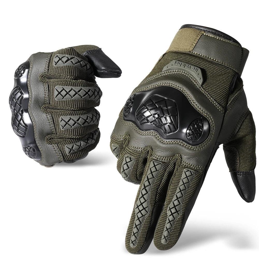 Motorcycle Tactical Gloves Touch Screen Cycling Bicycle Anti-Slip Shockproof Rubber Protective Hunting Shooting Mitten Men Women - Franklyn & Page Emporium