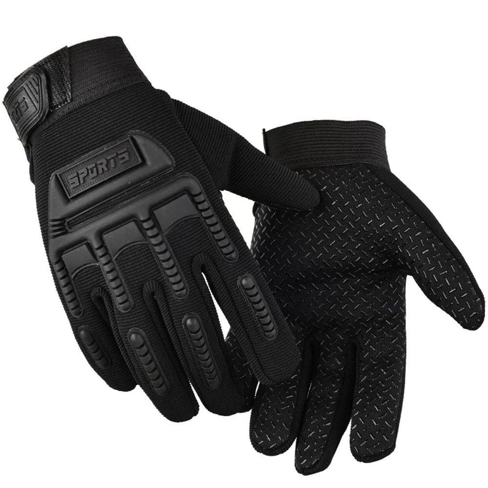 Camouflage Gloves Outdoor Cycling Glove for Kids 6+ Years Boys Sports Climbing Bicycle Gloves Anti Slip Full Finger Gloves W18 - Franklyn & Page Emporium