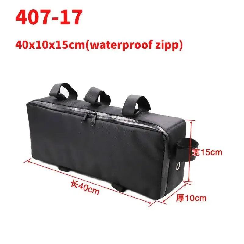 Bicycle Bike Tube Frame Pack Bag Case Battery li-ion Tool Box Storage MTB Ebike Hanging bike saddle bag - Franklyn & Page E-Bike Emporium