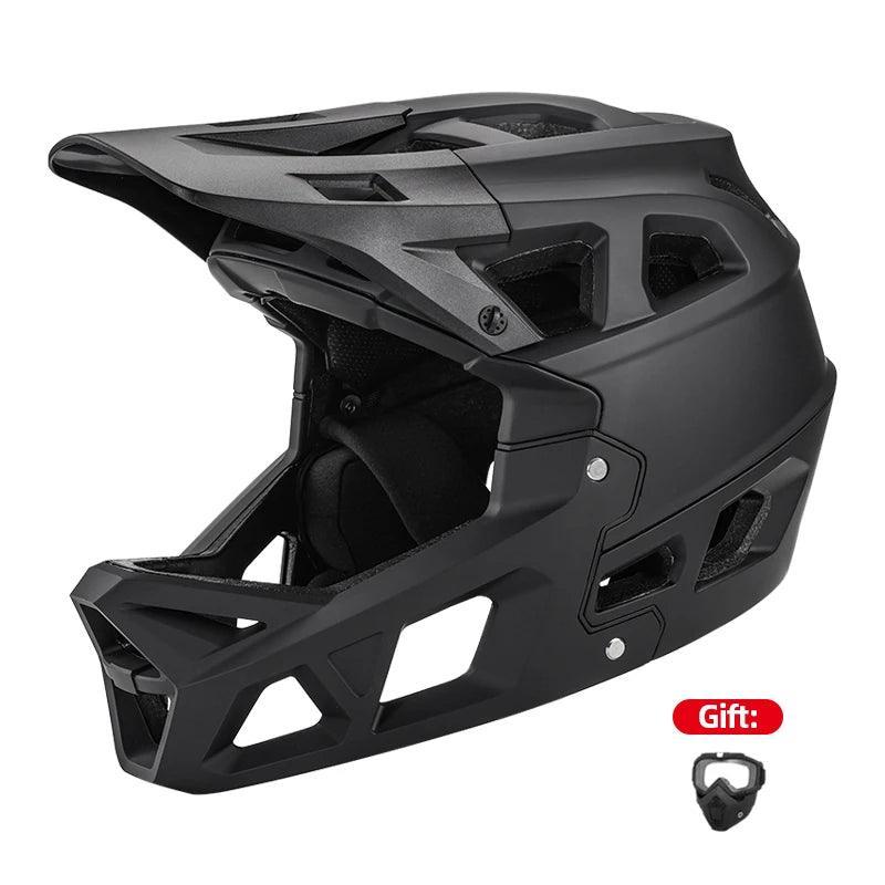 Helmets with Goggles Full Face Cycling XC / Off-road / Downhill Racing Bicycle Helmet Mtb Men's Motorcycle Sandbox Snowboarding