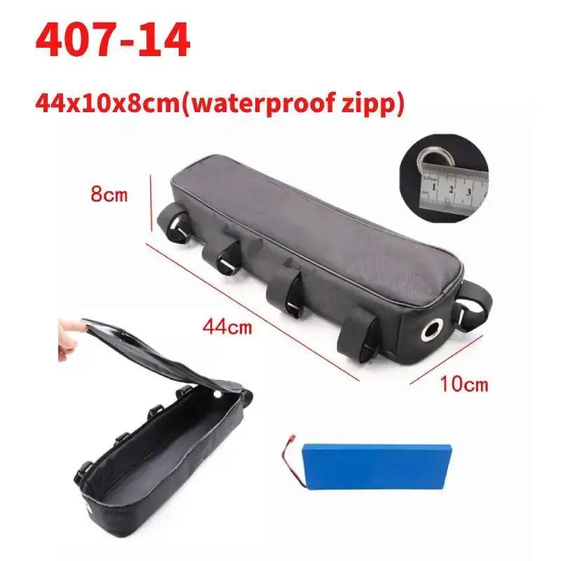 Bicycle Bike Tube Frame Pack Bag Case Battery li-ion Tool Box Storage MTB Ebike Hanging bike saddle bag - Franklyn & Page E-Bike Emporium