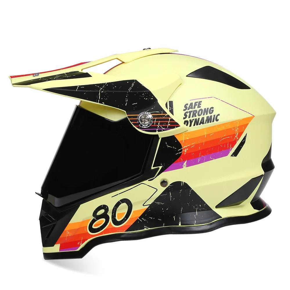 Off-Road Motorcycle Helmets Full Face Racing Bike Downhill ATV AM DH Cross Capacetes Motocross Casco Men Women DOT Approved