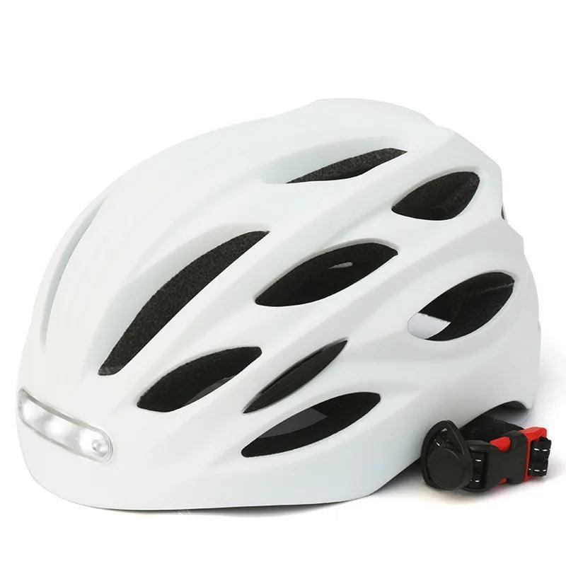LED Lamp Cycling Bicycle Helmet With LED Tail Light Intergrally-molded Outdoor Sport Riding Cycling Motorcycle Bike Equipment - Franklyn & Page Emporium