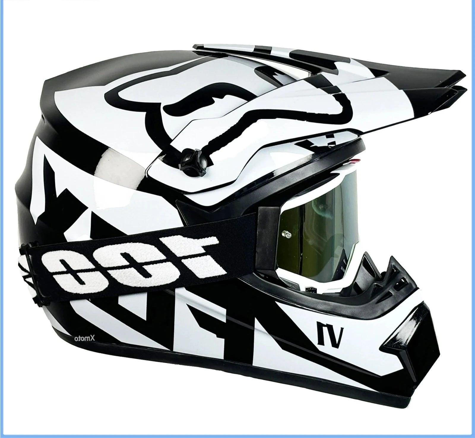 with Goggles Motorcycle Helmets Cycling Bicycle motocross Helmet Off-road casco para mtb Mountain Bike Racing Speedframe - Franklyn & Page Emporium