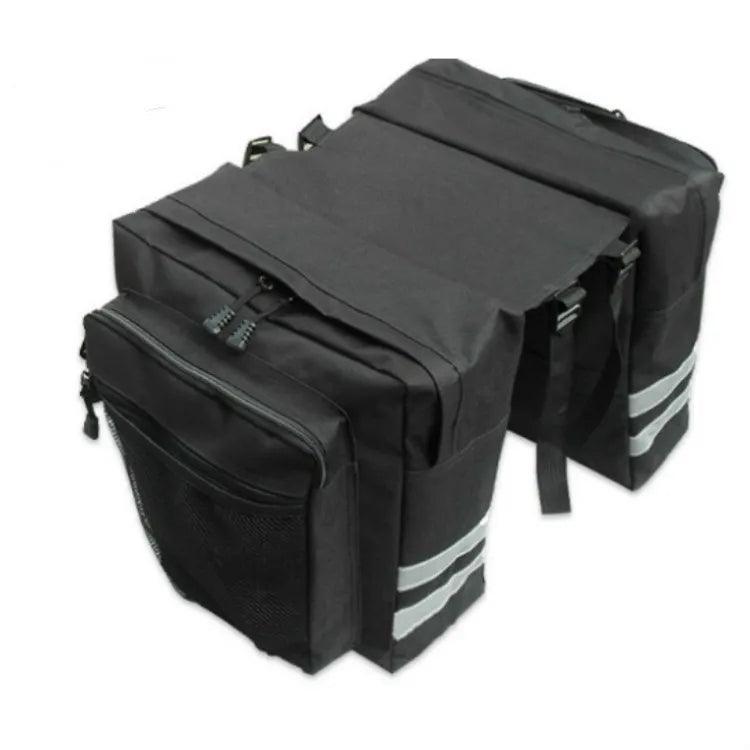 2-in-1 Bag Pannier bike saddle bags Cycling Double Side Rear Rack cargo - Franklyn & Page E-Bike Emporium