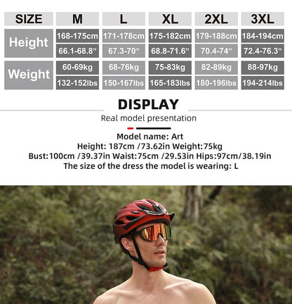 X-TIGER Men's Cycling Underwear Shorts 5D Padded Sports Riding Bike Bicycle MTB Liner Shorts with Anti-Slip Leg Grips