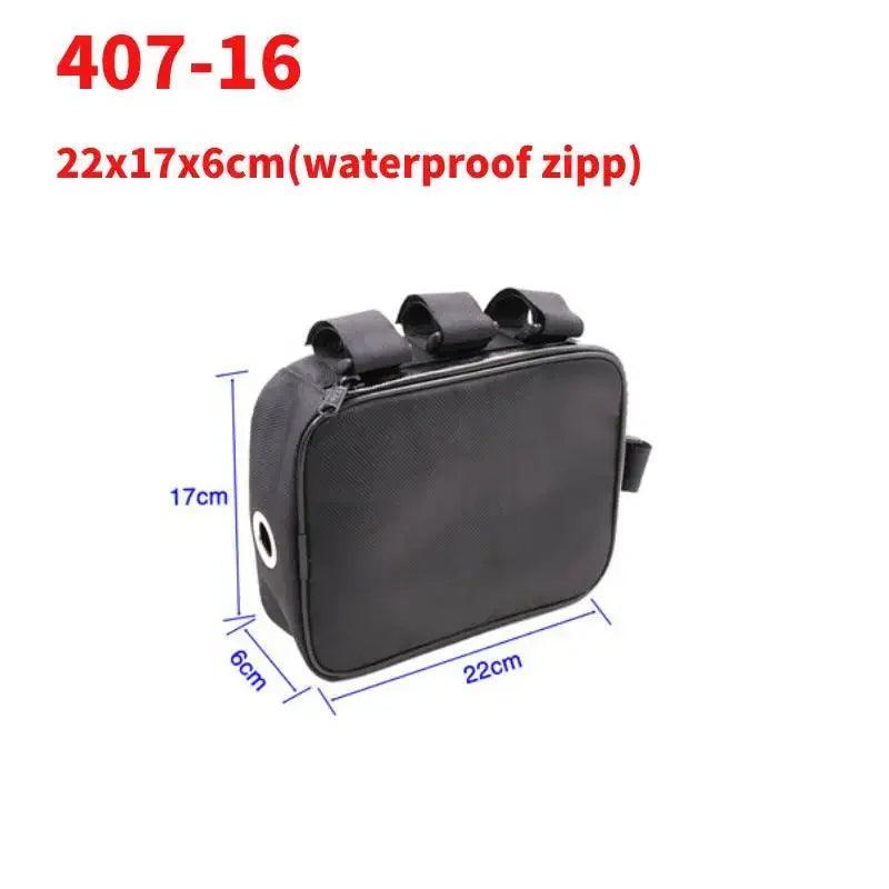 Bicycle Bike Tube Frame Pack Bag Case Battery li-ion Tool Box Storage MTB Ebike Hanging bike saddle bag - Franklyn & Page E-Bike Emporium