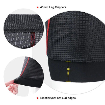 X-TIGER Men's Cycling Underwear Shorts 5D Padded Sports Riding Bike Bicycle MTB Liner Shorts with Anti-Slip Leg Grips