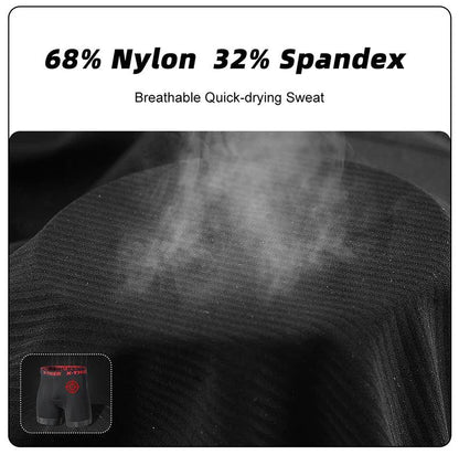 X-TIGER Men's Cycling Underwear Shorts 5D Padded Sports Riding Bike Bicycle MTB Liner Shorts with Anti-Slip Leg Grips