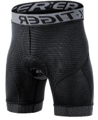 X-TIGER Men's Cycling Underwear Shorts 5D Padded Sports Riding Bike Bicycle MTB Liner Shorts with Anti-Slip Leg Grips