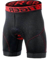 X-TIGER Men's Cycling Underwear Shorts 5D Padded Sports Riding Bike Bicycle MTB Liner Shorts with Anti-Slip Leg Grips